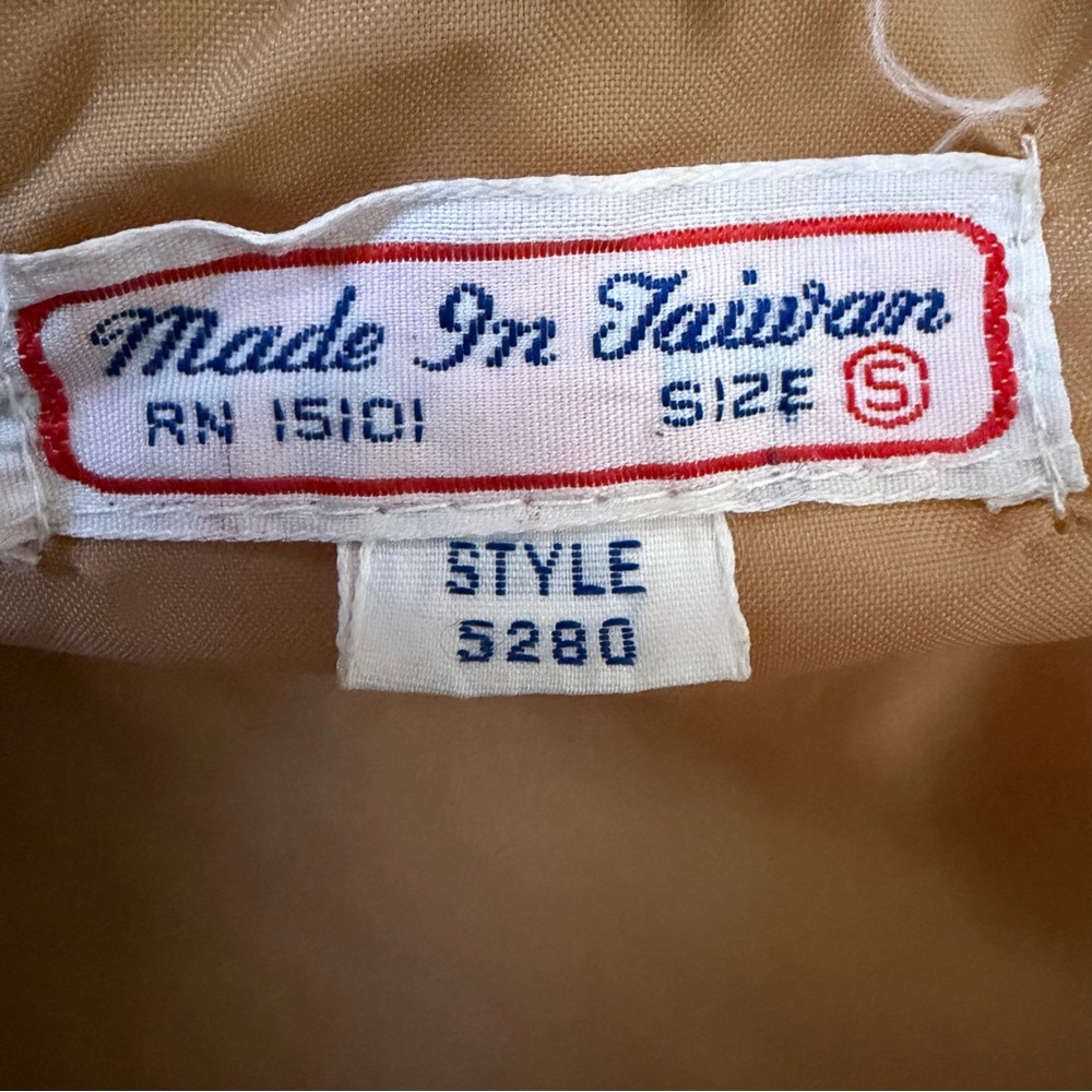 Vintage Sherpa Western Vest Suede Trim Made In Taiwan Size Small - Picture 4 of 8